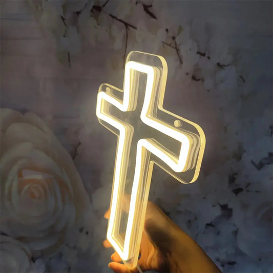 Croix Lumineuse LED Déco Murale - Evidence.Luminaire