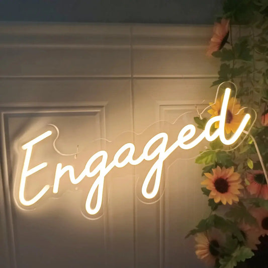 Enseigne Lumineuse "Just Engaged" - Evidence.Luminaire