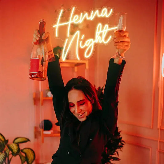 Enseigne Néon Henna Night - Evidence.Luminaire